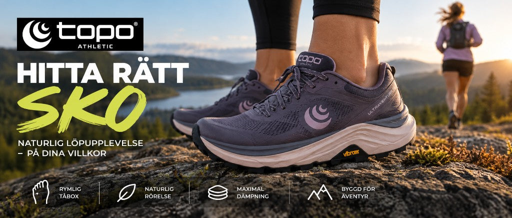Topo Athletic – Hitta rätt sko. Naturlig löpupplevelse på dina villkor.